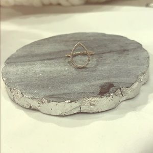 Pandora open tear drop ring